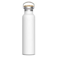 BOTTIGLIA TERMICA CON TAPPO IN BAMBOO 650 ML